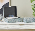 Blue Mother of Pearl Handmade Box Lrg