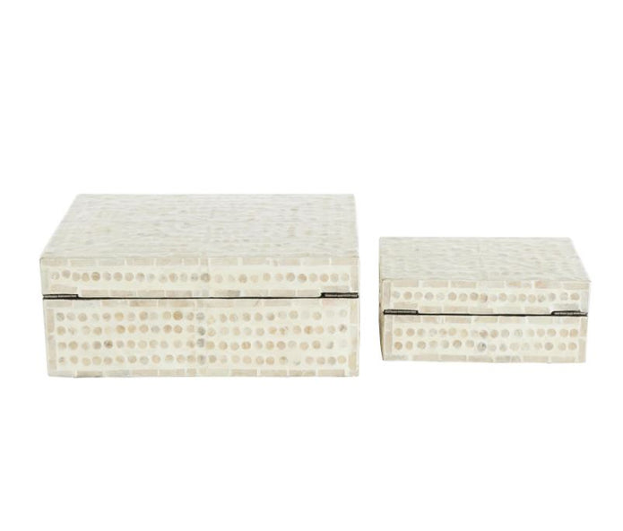 Cream MOP Storage Box Lrg