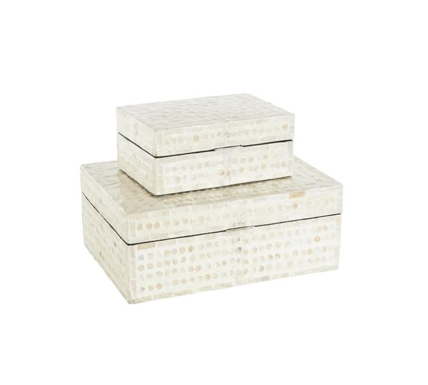 Cream MOP Storage Box Lrg