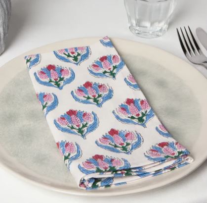 Bouquet Print Napkin S/4
