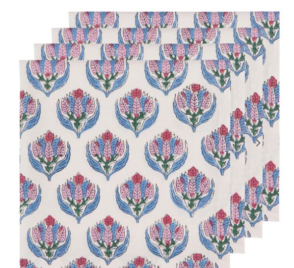 Bouquet Print Napkin S/4