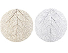 Vine Placemats with Studs - Gold/Silver