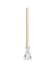 Olivia Faceted Glass Candle Holder