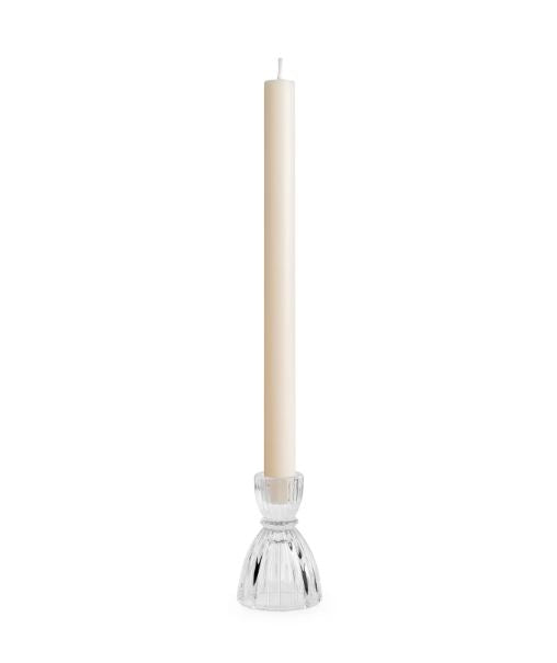 Olivia Faceted Glass Candle Holder