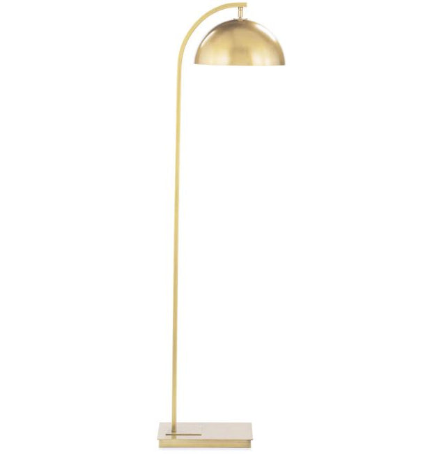 Otto Floor Lamp - Natural Brass