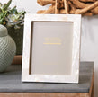 Pearly White Photo Frame