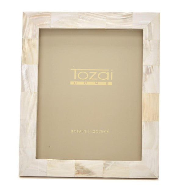 Pearly White Photo Frame