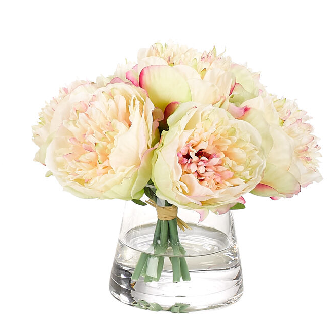 Peony Faux Watergarden - Orange
