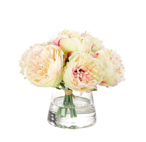 Peony, Faux Watergarden, 8"