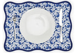 Chinoiserie Scallop Placemat S4