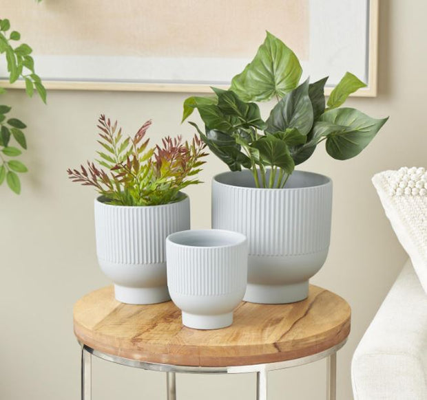 Ceramic Planter wTapered Base S
