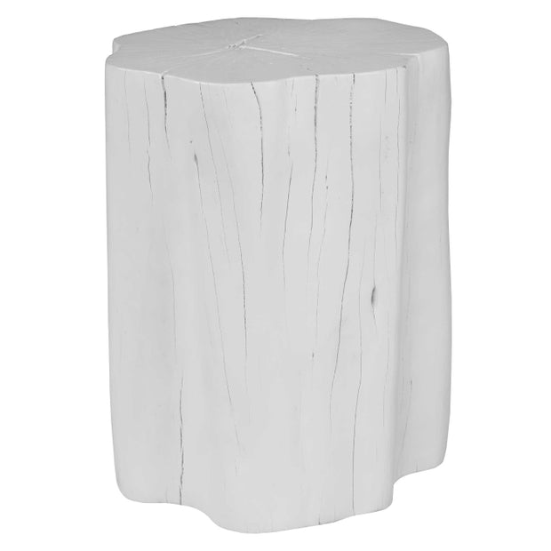 Woodland Accent Stool - White