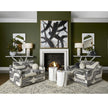 Woodland Accent Stool - White