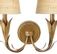 River Reed Sconce Double