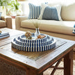 Blue Round Resin Tray - Small