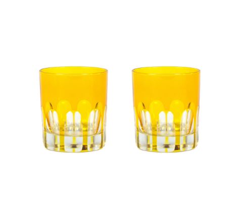 Rialto Old Fashion Kitchen Glass - Ginger set/2