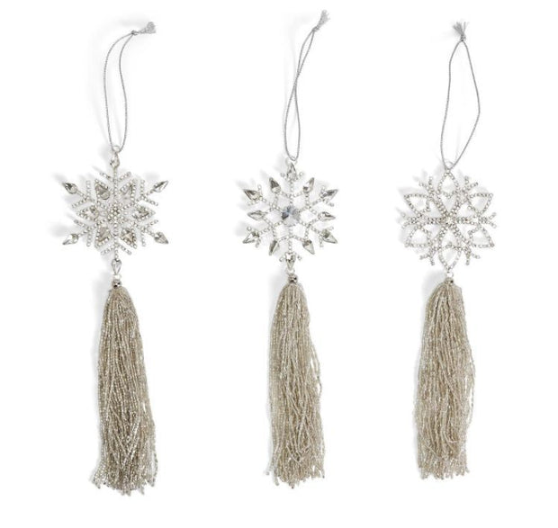 Rhinestone Snowflake Ornament