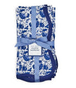 Chinoiserie Scallop Napkins S/4