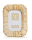 Woven Rattan Photo Frame