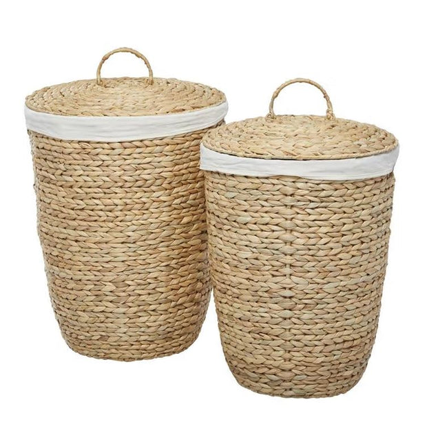 Seagrass Basket with Lid and Liner