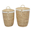 Seagrass Basket with Lid and Liner