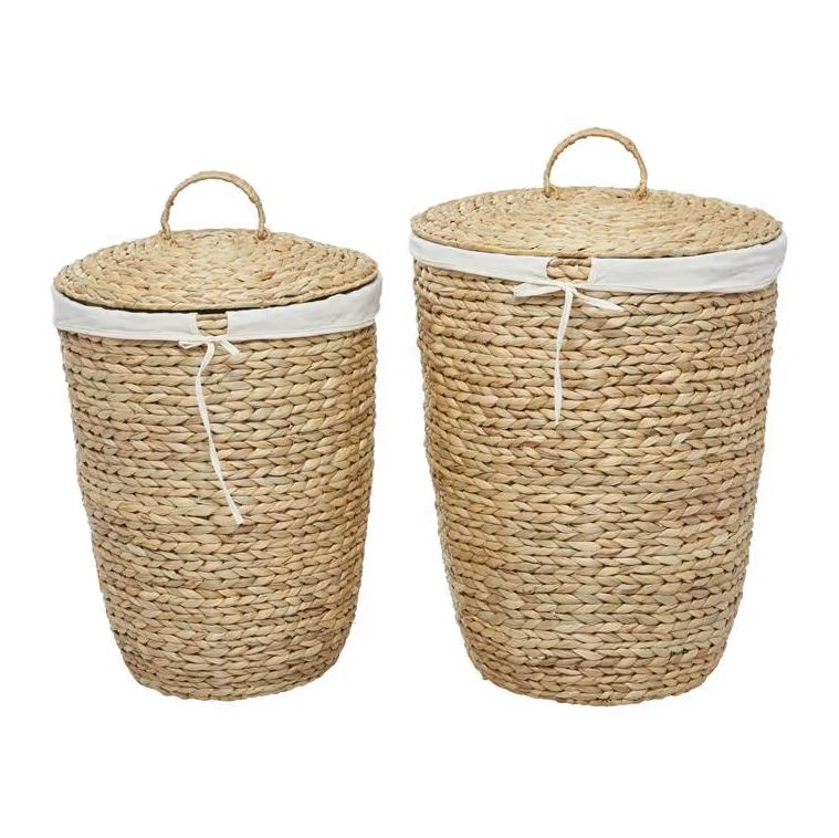 Seagrass Basket with Lid and Liner
