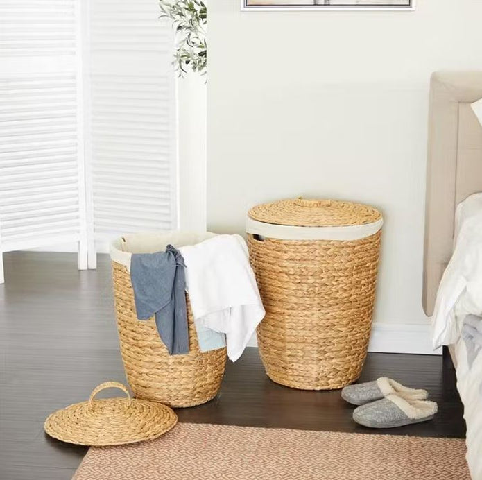 Seagrass Basket with Lid and Liner