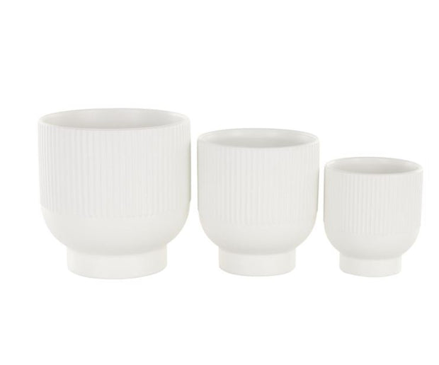 Ceramic Planter Tapered Base S