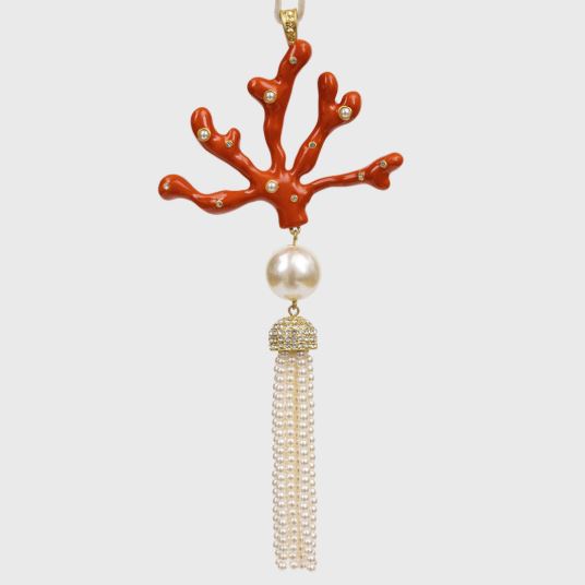 Coral Tassel