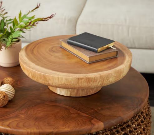 Teak Bowl/Stand