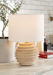 Thea Travertine Mini Lamp