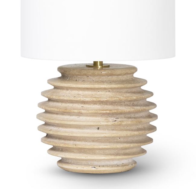 Thea Travertine Mini Lamp