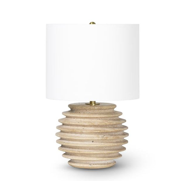 Thea Travertine Mini Lamp