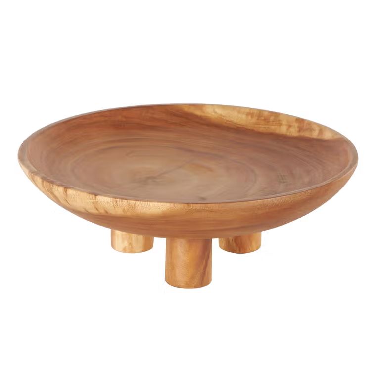 Teak Bowl with Legs