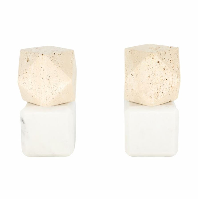 Marble & Travertine Bookends