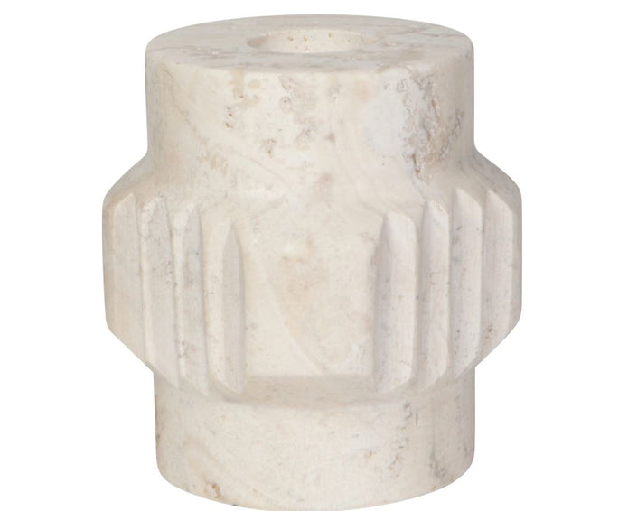 Altis Travertine Candle Holder 3"