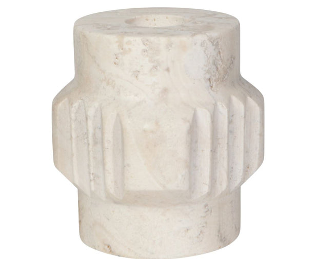 Altis Travertine Candle Holder 3"