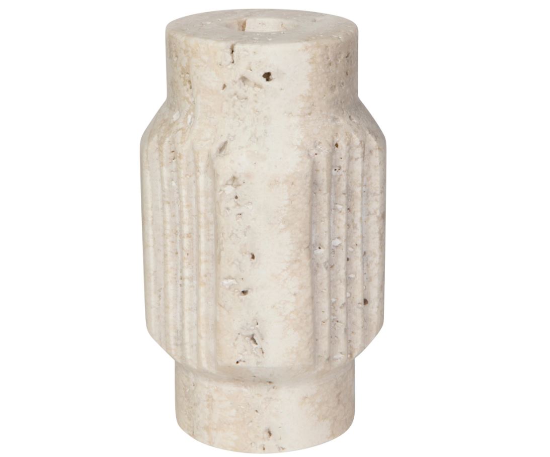 Altis Travertine Candle Holder 5
