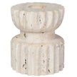 Iona Travertine Candle Holder 3