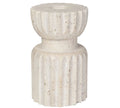 Iona Travertine Candle Holder 4