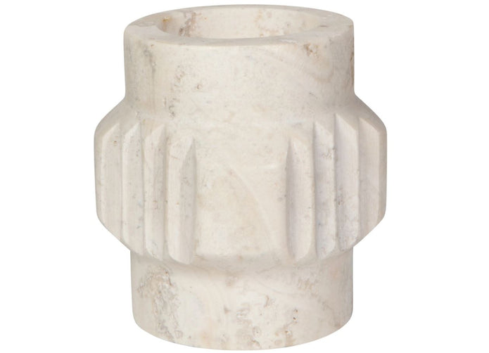 Altis Travertine Candle Holder 3"