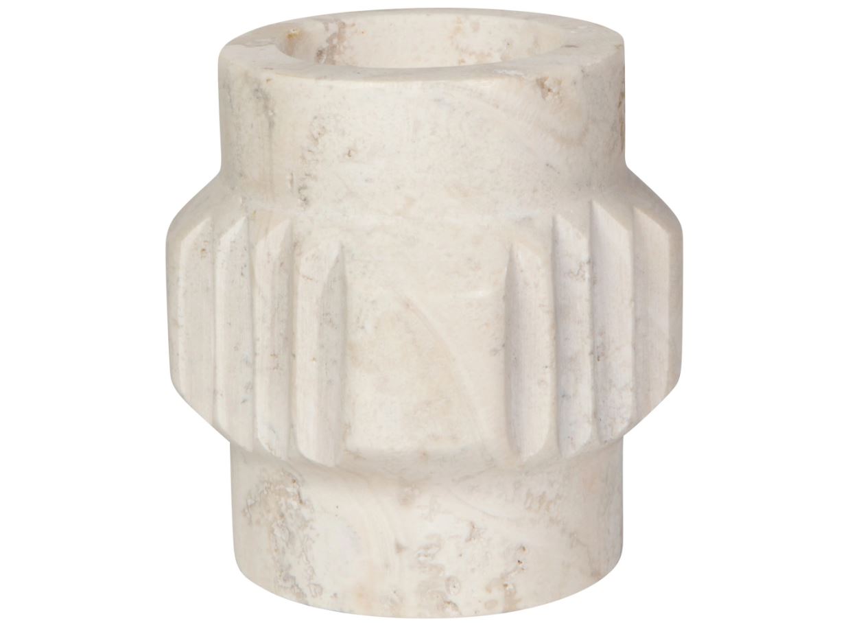 Altis Travertine Candle Holder 3