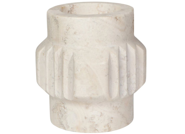 Altis Travertine Candle Holder 3"