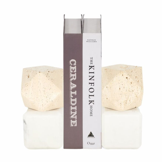 Marble & Travertine Bookends