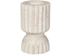 Iona Travertine Candle Holder 4