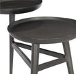 Troy Accent Table-Black Nickel