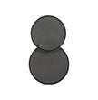 Troy Accent Table-Black Nickel
