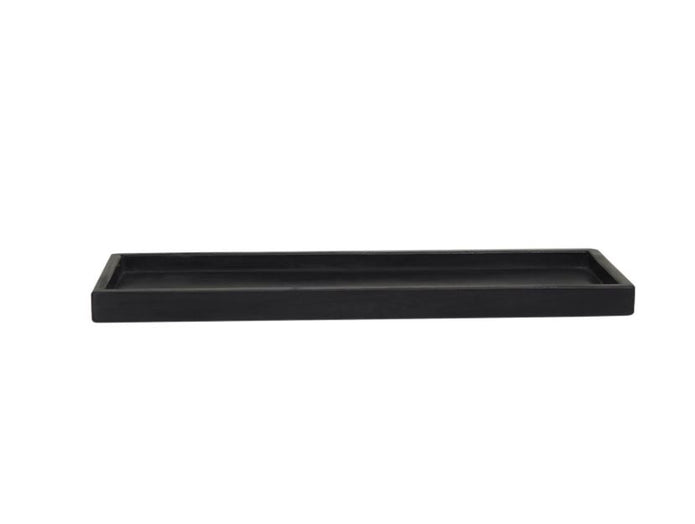 Black Marble Tray Lrg