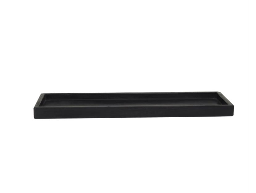 Black Marble Tray Lrg
