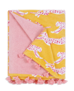 Leaping Leopard Beach Towel